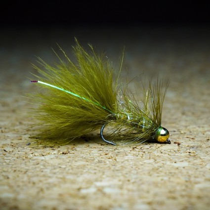 Муха нахлыст CRM Woolly Bugger Brass Head 4.0mm #8 Sculpin Olive фото