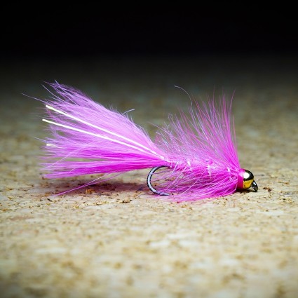 Муха нахлыст CRM Woolly Bugger Brass Head 4.0mm #8 Pink фото