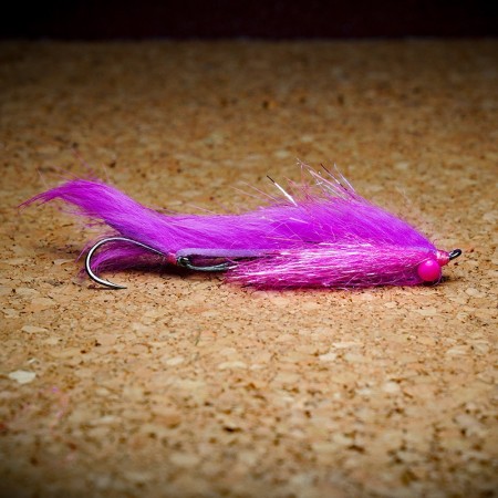 Муха нахлыст CRM Rabbit Leech Fly #2 - Fl Pink фото