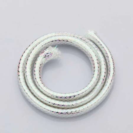 Плетёная трубка Hareline Silvertone Flashabou Minnow Body Large фото