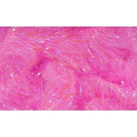 Синель Hareline Wide Frizzle Chenille 20mm #188 UV Hot Pink фото