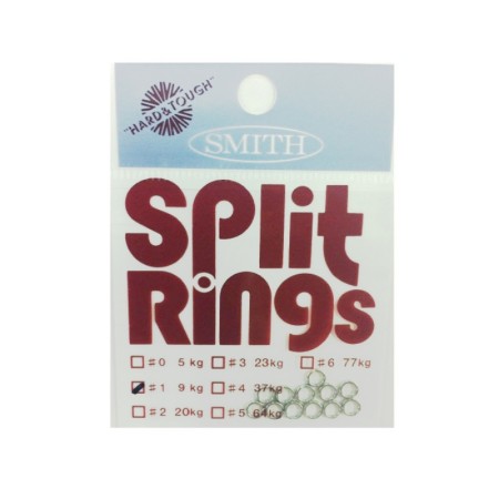 Кольцо заводное SMITH Split Ring Stanless #1 9kg фото