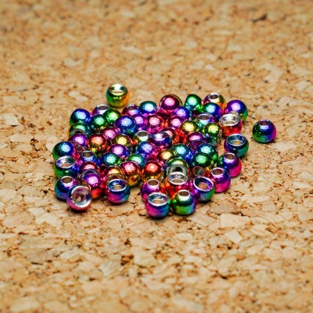 Головки TFF Tungsten Beads Regular Rainbow 5.5mm 1.1g 10pcs фото