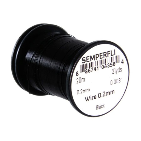 Проволока Semperfli Wire 0.2mm Small Black фото
