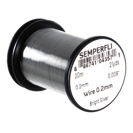 Проволока Semperfli Wire 0.2mm Small Bright Silver фото