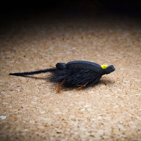 Муха нахлыст TFF Skater Mouse #2 Black фото