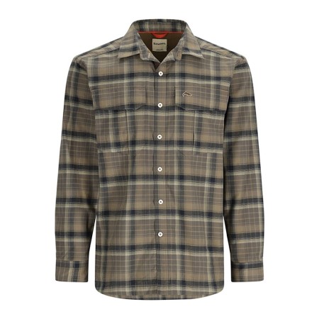 Рубашка SIMMS Coldweather LS Shirt Hickory Asym Ombre Plaid L фото