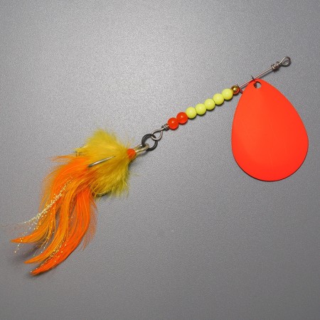 Блесна вращающаяся Colorado Fluo Orange #7 фото