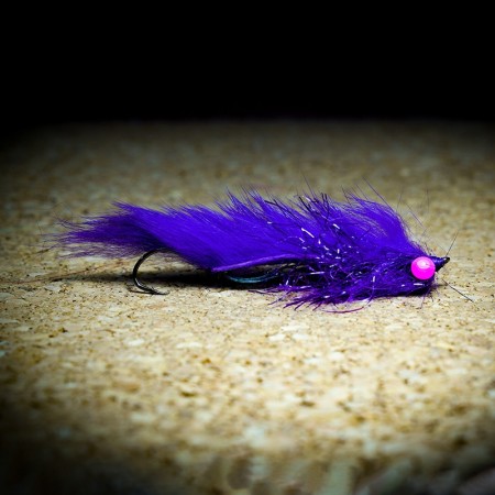Муха нахлыст CRM Rabbit Leech Fly #2 - Purple фото