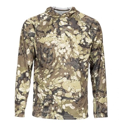 Термофутболка SIMMS SolarFlex Hoody Print Riparian Camo L фото