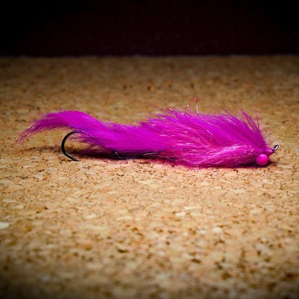 Муха нахлыст CRM Rabbit Leech Fly #2 - Fl Fuchsia фото