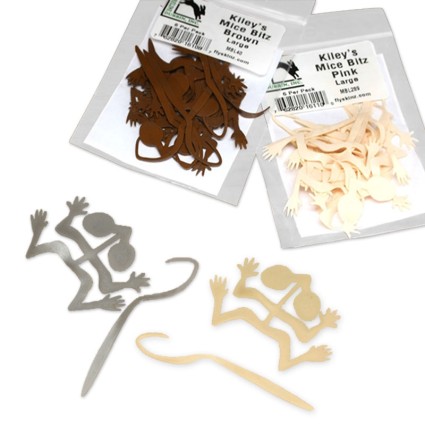 Комплект Hareline Kiley's Mice Bitz 6pcs Tan Medium фото