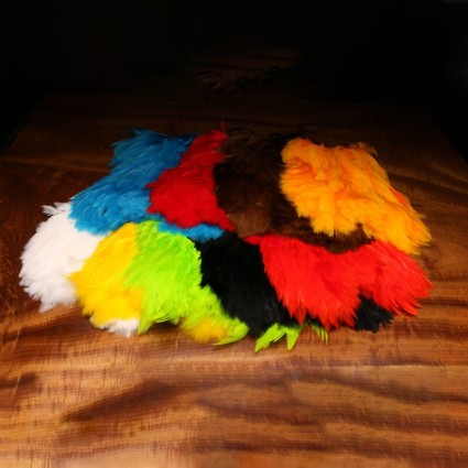 Скальп Hareline Soft Hackle Marabou Patch #54 Chartreuse фото 2