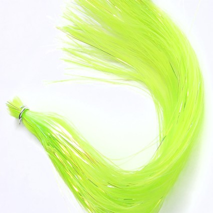 Флеш Hareline Dyed Pearl Flashabou #6962 Chartreuse фото