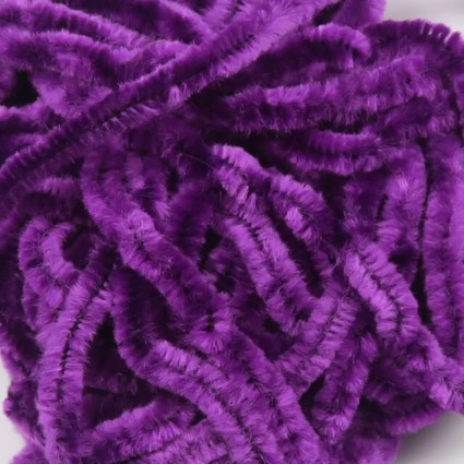 Синель Hareline Chenille Fine Fuchsia Purple фото 1