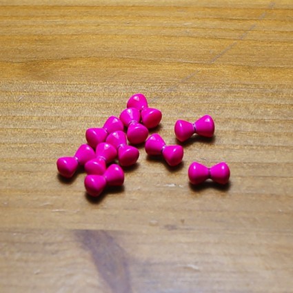 Головки гантели TFF Lead Dumbbell Eyes 4.0mm Fl Pink 10pcs фото