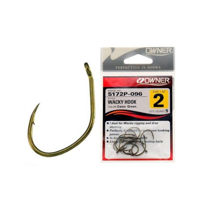 Крючки Owner 5172P Wacky Hook #1 9pcs фото