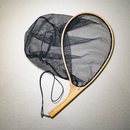 Подсак Fly Fishing Trout Net Bent Handle Rubber Coated Net M 54x27x40cm фото 1