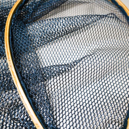 Подсак Fly Fishing Trout Net Bent Handle Rubber Coated Net M 54x27x40cm фото 4