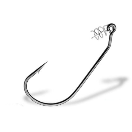 Крючки GURZA Easy Swim Bait Hook #1/0 Black Nickel 9pcs фото 1